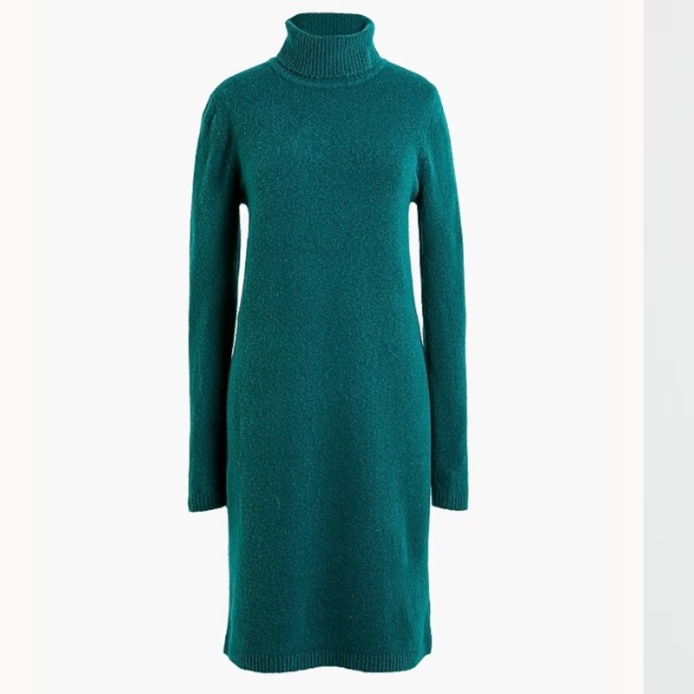 Jcrew Long Sleeve Turtle Neck Sweater Dress